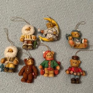Cherished Teddies Christmas Ornaments